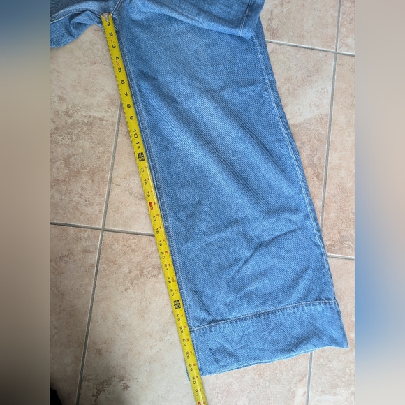 H&M Wide Leg Blue Denim Jeans - Picture 7 of 10